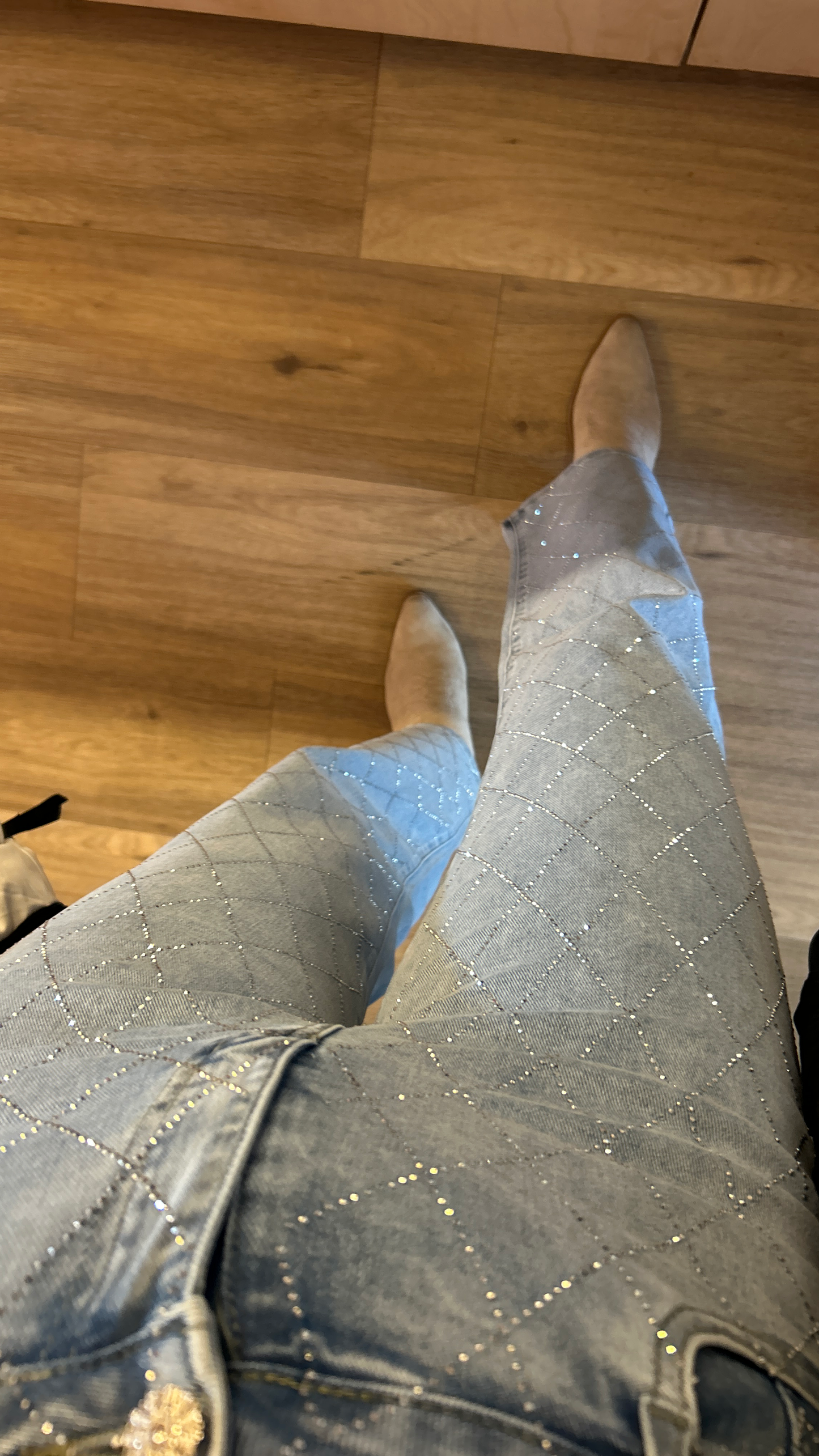 Chelsey glitter broek