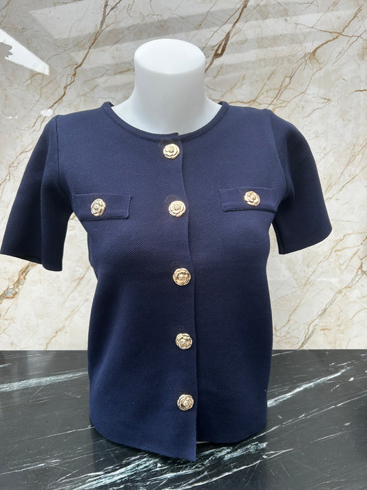 Top Ineke marine blauw